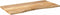 vidaXL - Bureaublad - met - ronding - 120x60x2,5 - cm - massief - ruw - mangohout