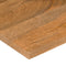 vidaXL - Bureaublad - met - ronding - 140x50x2,5 - cm - massief - ruw - mangohout