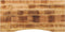 vidaXL - Bureaublad - met - ronding - 140x60x2,5 - cm - massief - ruw - mangohout