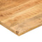 vidaXL - Bureaublad - met - ronding - 140x60x2,5 - cm - massief - ruw - mangohout