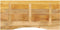 vidaXL - Bureaublad - met - ronding - 140x60x2,5 - cm - massief - ruw - mangohout