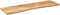 vidaXL - Bureaublad - met - ronding - 160x50x2,5 - cm - massief - ruw - mangohout