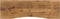 vidaXL - Bureaublad - met - ronding - 160x50x2,5 - cm - massief - ruw - mangohout