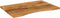 vidaXL - Bureaublad - met - ronding - 80x50x2,5 - cm - massief - ruw - mangohout