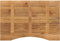 vidaXL - Bureaublad - met - ronding - 80x60x2,5 - cm - massief - ruw - mangohout
