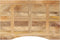 vidaXL - Bureaublad - met - ronding - 80x60x2,5 - cm - massief - ruw - mangohout