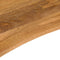 vidaXL - Bureaublad - met - ronding - 90x50x2,5 - cm - massief - ruw - mangohout