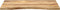 vidaXL - Bureaublad - met - ronding - 90x60x2,5 - cm - massief - ruw - mangohout