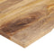 vidaXL - Bureaublad - met - ronding - 90x60x2,5 - cm - massief - ruw - mangohout