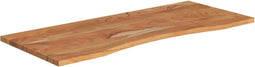 vidaXL - Bureaublad - rechthoekig - 80x50x2,5 - cm - massief - acaciahout