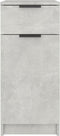 vidaXL - Bureaukast - 33,5x50x75 - cm - bewerkt - hout - betongrijs