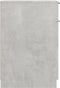 vidaXL - Bureaukast - 33,5x50x75 - cm - bewerkt - hout - betongrijs