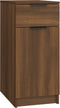 vidaXL - Bureaukast - 33,5x50x75 - cm - bewerkt - hout - bruin - eikenkleur
