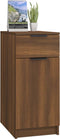 vidaXL - Bureaukast - 33,5x50x75 - cm - bewerkt - hout - bruin - eikenkleur