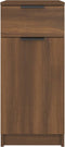 vidaXL - Bureaukast - 33,5x50x75 - cm - bewerkt - hout - bruin - eikenkleur