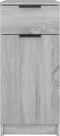 vidaXL - Bureaukast - 33,5x50x75 - cm - bewerkt - hout - grijs - sonoma - eikenkleurig