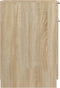 vidaXL - Bureaukast - 33,5x50x75 - cm - bewerkt - hout - sonoma - eikenkleurig