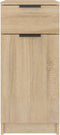 vidaXL - Bureaukast - 33,5x50x75 - cm - bewerkt - hout - sonoma - eikenkleurig