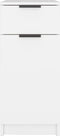 vidaXL - Bureaukast - 33,5x50x75 - cm - bewerkt - hout - wit