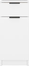 vidaXL - Bureaukast - 33,5x50x75 - cm - bewerkt - hout - wit