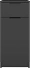vidaXL - Bureaukast - 33,5x50x75 - cm - bewerkt - hout - zwart