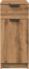 vidaXL - Bureaukast - 33x50x75 - cm - bewerkt - hout - artisanaal - eikenkleurig