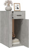 vidaXL - Bureaukastje - 40x49x75 - cm - bewerkt - hout - betongrijs