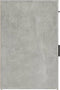 vidaXL - Bureaukastje - 40x49x75 - cm - bewerkt - hout - betongrijs