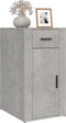 vidaXL - Bureaukastje - 40x49x75 - cm - bewerkt - hout - betongrijs