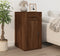 vidaXL - Bureaukastje - 40x49x75 - cm - bewerkt - hout - bruin - eikenkleur