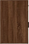 vidaXL - Bureaukastje - 40x49x75 - cm - bewerkt - hout - bruin - eikenkleur