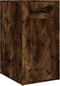 vidaXL - Bureaukastje - 40x49x75 - cm - bewerkt - hout - gerookt - eikenkleurig