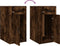 vidaXL - Bureaukastje - 40x49x75 - cm - bewerkt - hout - gerookt - eikenkleurig