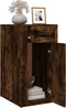vidaXL - Bureaukastje - 40x49x75 - cm - bewerkt - hout - gerookt - eikenkleurig