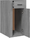 vidaXL - Bureaukastje - 40x49x75 - cm - bewerkt - hout - grijs - sonoma - eikenkleurig