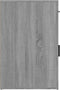 vidaXL - Bureaukastje - 40x49x75 - cm - bewerkt - hout - grijs - sonoma - eikenkleurig