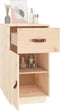 vidaXL - Bureaukastje - 40x50x75 - cm - massief - grenenhout