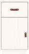 vidaXL - Bureaukastje - 40x50x75 - cm - massief - grenenhout