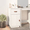 vidaXL - Bureaukastje - 40x50x75 - cm - massief - grenenhout - wit