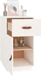vidaXL - Bureaukastje - 40x50x75 - cm - massief - grenenhout - wit