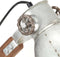 vidaXL Bureaulamp industrieel rond E27 58x18x90 cm zilverkleurig
