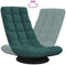 vidaXL - Bureaustoel - 70x51x79 - cm - stof - donkergroen