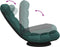 vidaXL - Bureaustoel - 70x51x79 - cm - stof - donkergroen