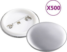 vidaXL - Buttononderdelen - 500 - st - 37 - mm