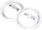 vidaXL - Buttons - met - spelden - 100 - st - 37 - mm - acryl