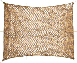 vidaXL - Camouflagenet - met - opbergzak - 618x512 - cm - zandkleurig