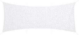 vidaXL - Camouflagenet - met - opbergzak - 627x290 - cm - wit