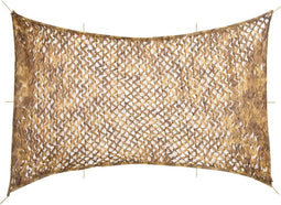 vidaXL - Camouflagenet - met - opbergzak - 724x515 - cm - zandkleurig