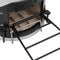 vidaXL - Camping - houtkachel - 45x25x26 - cm - staal - zilverkleurig
