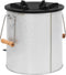 vidaXL - Camping - houtkachel - 45x25x26 - cm - staal - zilverkleurig